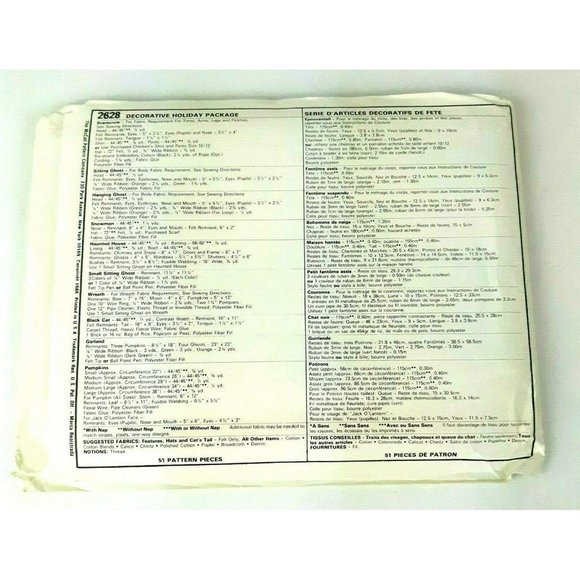 McCall''s Craft Scarecrow Ghost Snowman Pumpkins - Picture 2 of 2